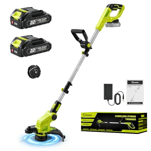 Cordless Weed Wacker with Auto Line Feed